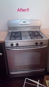 Just keep it as even as possible. Ever Laid Down To Paint A Stove Ever Painted A Stove Stainless Steel Furniture Painting A Stove Painting Appliances Stainless Steel