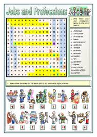 Jobs And Professions Puzzles Worksheet Free Esl Printable Worksheets Made By Teachers School Worksheets Vocabulary Activities Learning Worksheets