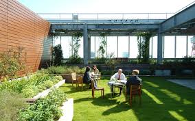 Office Building Amenity Trends Mcpherson Architecture Roof Garden Roof Garden Design Office Building