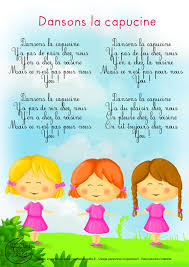 Monde Des Petits Dansons La Capucine Comptines Chansons Comptines Comptines Paroles