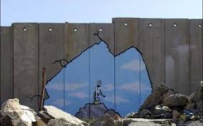 His satirical street art and subversive epigrams combine dark humour with graffiti executed in a distinctive stenciling technique. Art Attack Banksy In Palestine