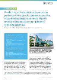Check r healthcare in hamilton, building 2, philips campus, wellhall road on cylex and find ☎ contact info. Pdf Predictors Of Treatment Adherence In Patients With Chronic Disease Using The Multidimensional Adherence Model Unique Considerations For Patients With Haemophilia