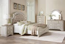Classic And Comfortable Elegance Magnolia Delivers A Timeless Look For Your Bedroom Featuring A Distressed White Bedroom Sets Queen Bedroom Set Bedroom Sets