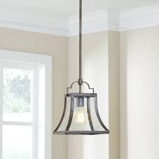 Birch Lane Pendant Lights Constance 1 Light Lantern Geometric Pendant Pendant Lighting Foyer Decorating Farmhouse Lighting