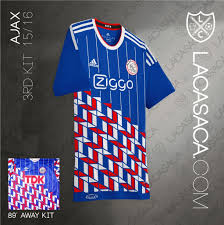 It is made by adidas and will be used for the club's european away matches in the upcoming season. Adidas15 Ajax 3 Soccer Tshirts Adidas Kit Kit