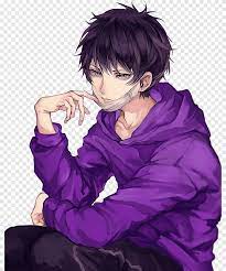 Male Anime Character Illustration Anime Osomatsu Kun Manga Male Yaoi Anime Boy Purple Black Hair Png Pngegg (and support their anime!) but he's afraid of what classmates might think about a male liking cute stuff.