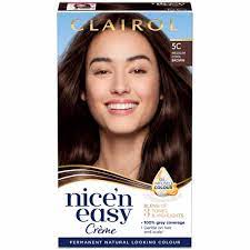 Clairol Nice N Easy Medium Cool Brown 5c Permanent Hair Dye Wilko