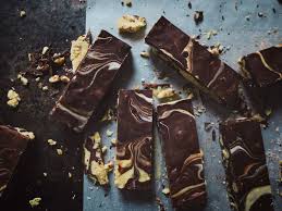 Barres Marbrees Aux Deux Chocolats Et Cacahuetes