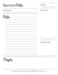 A great tool to do this is to join over 1 million others and start your day with the latest free, informative news from this website.) Free Sermon Notes Templates Churchart Online Blog