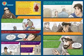 Historieta Biografia De San Francisco De Asis Para Niños De Primaria San Francisco De Asis Comic Book Cover Comic Books Book Cover