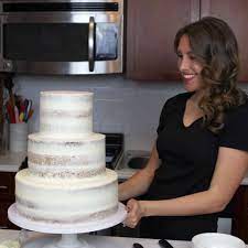 Making Your Own Wedding Cake Is It A Good Idea Wedding Cake Recipe Cake Portion Guide Make Your Own Wedding Cakes