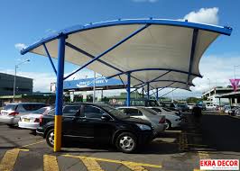 Covered Car Parking Structures In Delhi Voile D Ombre Plans D Abris Terrasse
