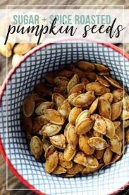 Sugar Spice Roasted Pumpkin Seeds Breakfast Recipes Kids Roasted Pumpkin Seeds Pumpkin Recipes