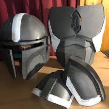 Supadezz On Instagram Mandalorians Beskar Armor Is A Go And Decided To Re Do The Helmet Temp Mandalorian Cosplay Star Wars Helmet Mandalorian Armor