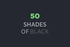 Solid color background with the name black and corresponding hex color code #000000. 50 Shades Of Black Effective Use Of No Color Design Shack