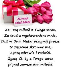 Teraz jako dorośli ludzie doceniamy jej trud wychowania i wiersze na dzień matki: Zyczenia Na Dzien Matki Zyczenia Na Gifyagusi Pl