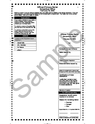 Sample Ballot Feb 18 2020 Town Of Oregon