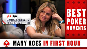 Alles over haar instagram foto's, poker, vriend, afkomst en privéleven lees je hier! Crazy Amount Of Aces Dealt In First Hour Best Poker Moments Pokerstars Global Tehran Poker