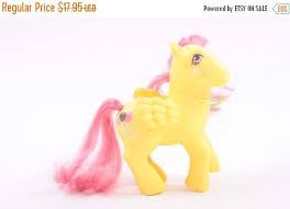 My Little Pony Floater G1 Yellow Pegasus With Balloons And Pink Hair Pink Room 161205 By Thepinkroom Pink Room My Little Pony Balloons