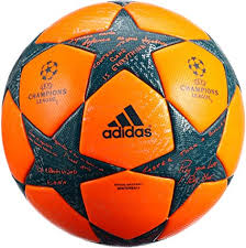 Adidas madrid soccer official match ball size 5 final uefa champions league 2019. Uefa Champions League Finale 16 16 17 Winter Official Match Ball Orange Amazon De Sport Freizeit