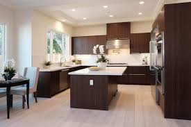 This platform will need a toe skin or a base molding to cover the face the toe kick of the cabinet will show exposed plywood core. Flat Slab Gardet Espresso 1 Stop Cabinets