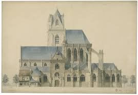 Pierre Manguin Eglise De La Ferte Bernard Sarthe 20 Janvier 1847 Charenton Le Pont Carte Postale Eglise