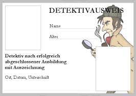 Der ausweis hat eine größe von 13,5 x 9,5 cm und ist schon fertig gefalzt, damit mal ihn schön faltet kann. Detektivspiele Oder Detektiv Spielen Detektei Berlin Detektivausweis Geburtstagseinladungen Kinder Kinder Geburtstag Ideen