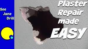 It's plaster walls, not drywall if that makes a difference. How To Repair A Hole In Plaster With Drywall Youtube