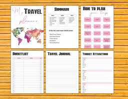 My Printable Travel Planner Pink Travel Planner Planner Plan Your Trip