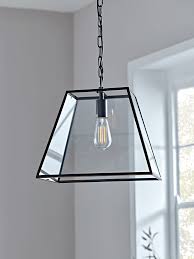 Metal Trapeze Pendant Black Pendant Lighting Bedroom Ceiling Lights Black Ceiling Lighting