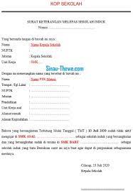 Surat pernyatan dari kepala sekolah biasanya dikeluarkan untuk guru yang menerima tunjangan sertifikasi. Download Sk Mutasi Guru Bukan Pns Paud Sd Smp Sma Smk 2020 Sinau Thewe Com