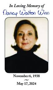 Sarah Winn Obituary (1938