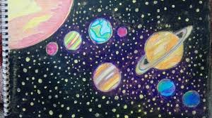 How To Draw Solar System Step By Step How To Draw Planets Step By Step