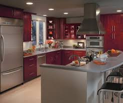 While many are quick to overlook dark cabinets to avoid a dark ambiance, dark colors have many functional finishes that pair great with any theme you can think of. Get Burgundy Wine Color Kitchen Cabinets Png Woodsinfo