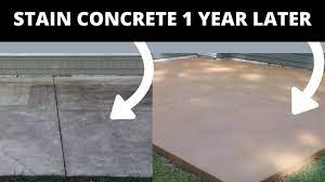 Decorative concrete porch steps can be part of a terrific looking front entry to your home. How To Stain Concrete Simple Diy Method Youtube