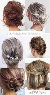 48 Trendiest Short Wedding Hairstyle Ideas Formal Hairstyles For Short Hair Short Wedding Hair Short Hair Updo
