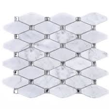 This massive backsplash ideas article is in two sections. Diamond Silver Aluminum Kitchen Bath Wall Mosaic Backsplash Tiles 11 Per Box Floor Wall Tiles Building Hardware