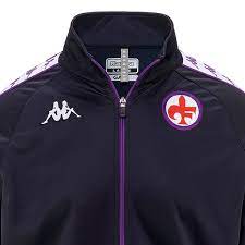Tracksuit Kappa Acf Fiorentina Training 2021 2022 Blue Dark Navy Violet Indigo Futbol Emotion