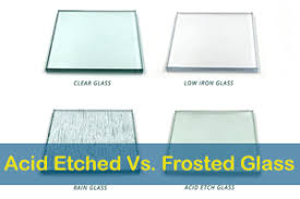 The razor blade should be able to remove virtually all the frosting from the window. Difference Between Etched And Frosted Glass
