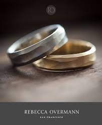 Men S Stream Bands In 14k White Gold 14k Yellow Gold Our Most Popular Band The Stream Band Is Hand Carved To Mens Wedding Rings Wedding Rings Rings For Men