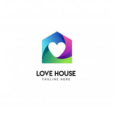 Design De Logotipo Abstrato Amor Casa In 2020 Love Logo Logo Design Logos