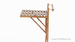 The sky deck table is another very clever piece. Patio Wise Condo And Balcony Folding Table Stand Space Saver Pwbt 023 Youtube
