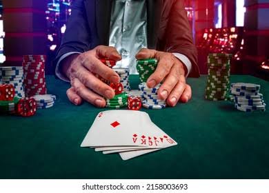 Gambling Concept Close Poker Player Male Stock Photo 2158003693 | Shutterstock