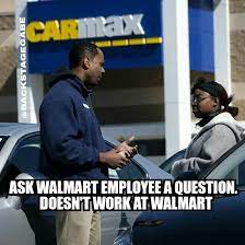 Walmart Vs Carmax Internet Funny Meme Picture Funny Meme Pictures Internet Funny Funny Memes