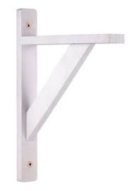 Shop today for home delivery. B Q Traditional Wooden Shelf Bracket White 8711253758830 White Wood Shelves Wooden Shelf Brackets Wood Shelf Brackets