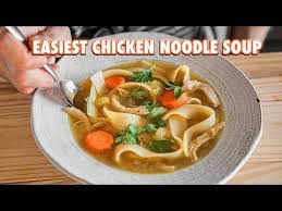 30 Minute Homemade Chicken Noodle Soup Youtube Chicken Noodle Soup Homemade Chicken Noodle Soup Chicken Noodle