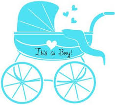 Baby Boy Clipart Image Baby Shower Graphic Of Stroller Or Baby Carriage With It S A Boy Text Baby Shower Clipart Baby Shower Baby Boy Shower