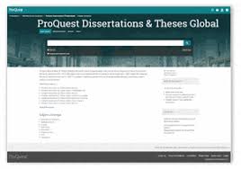 Electronic thesis and dissertation submission and style guide 2011 edition, rev. Proquest Dissertations Theses Global Mahidol University Library And Knowledge Center
