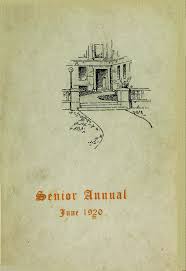 SENIOR ANNUAL CLASS OF JUNE 1920 ROCHESTER, N.Y. WEST HIGH SCHOOL R qr373  R676we 1920