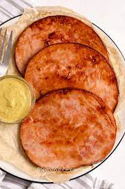 Glazed Ham Steaks {10 Minute Cook Time!} - Spend With Pennies